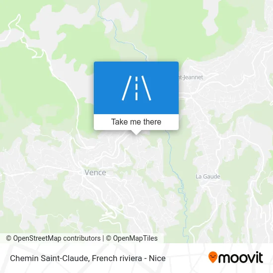 Chemin Saint-Claude map