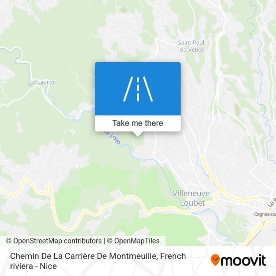 Chemin De La Carrière De Montmeuille map