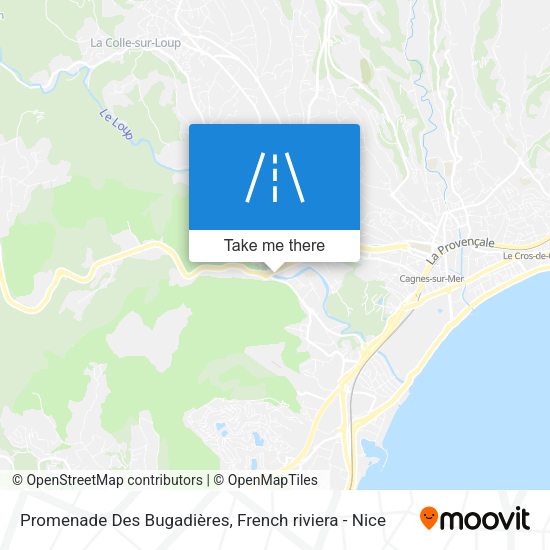 Promenade Des Bugadières map