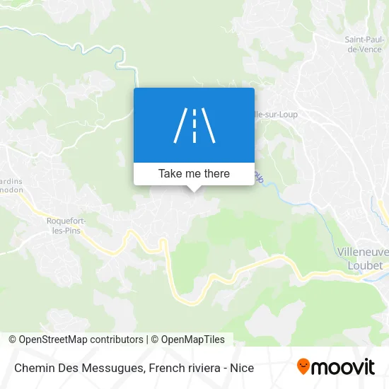 Chemin Des Messugues map