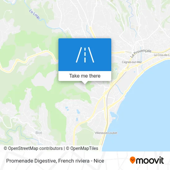 Promenade Digestive map