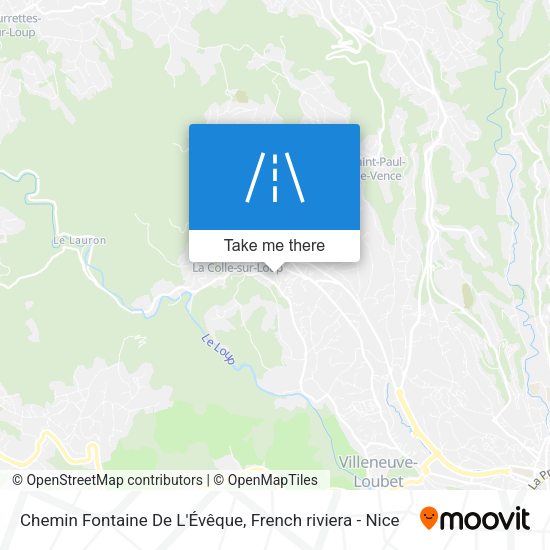 Chemin Fontaine De L'Évêque map