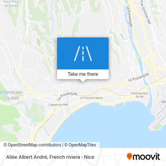 Allée Albert André map