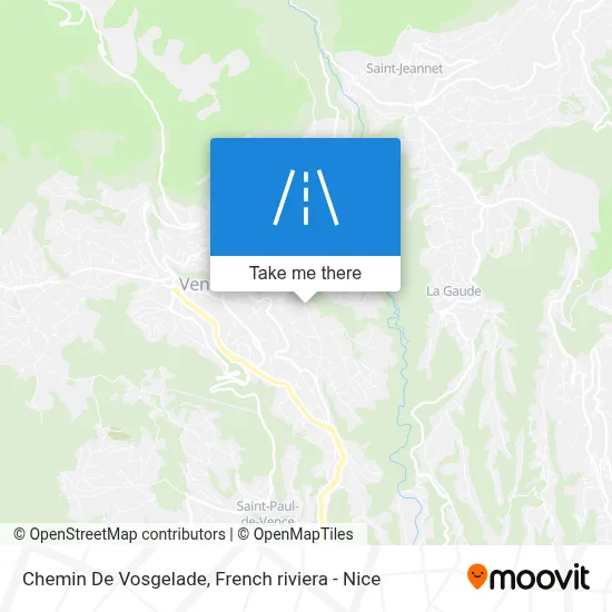 Chemin De Vosgelade map