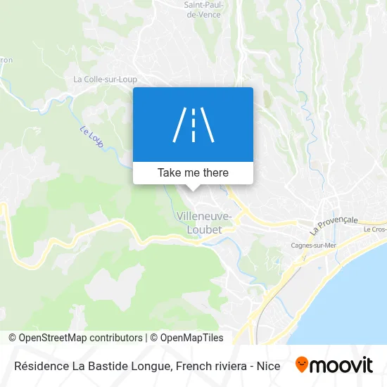 Résidence La Bastide Longue map