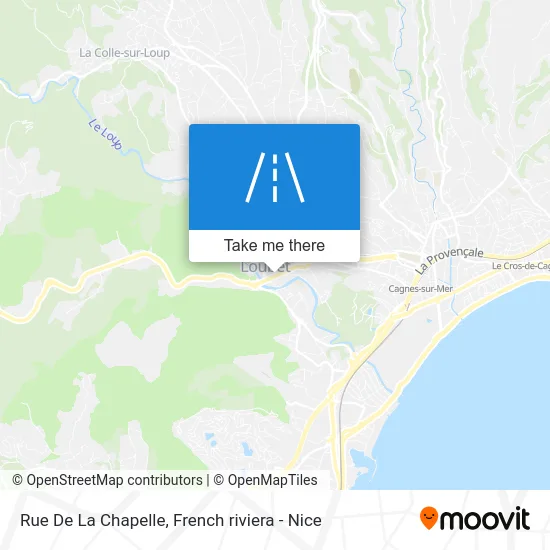 Mapa Rue De La Chapelle