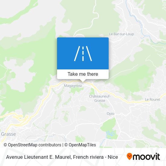 Avenue Lieutenant E. Maurel map