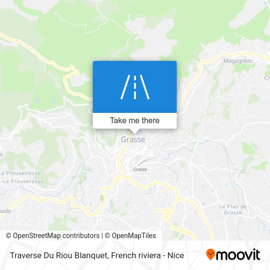 Traverse Du Riou Blanquet map