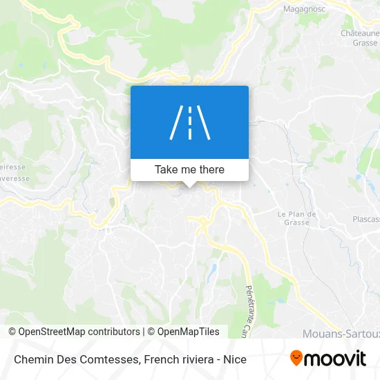 Chemin Des Comtesses map