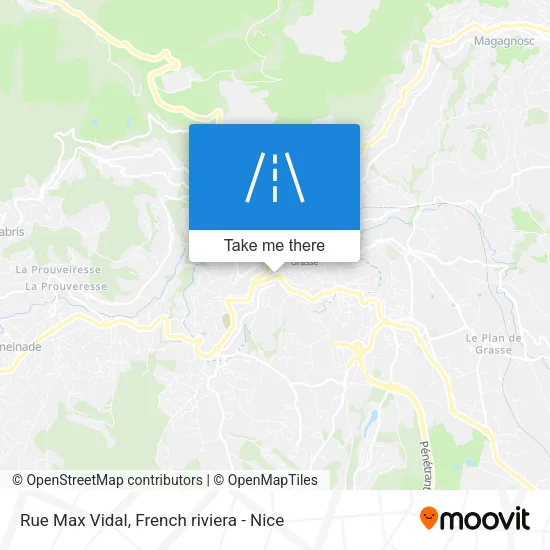 Rue Max Vidal map