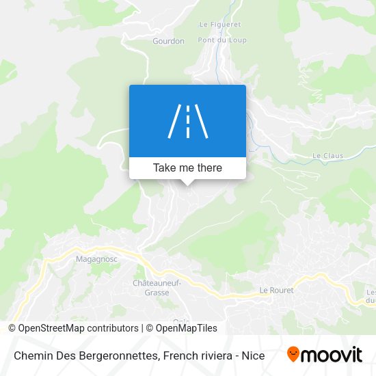 Chemin Des Bergeronnettes map