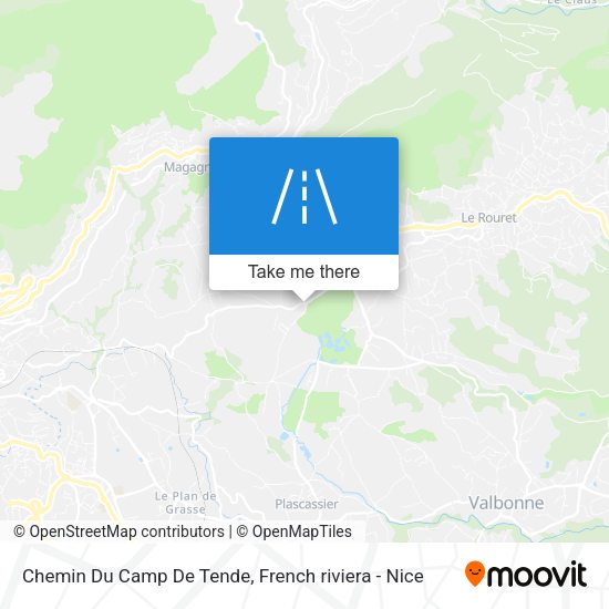 Chemin Du Camp De Tende map