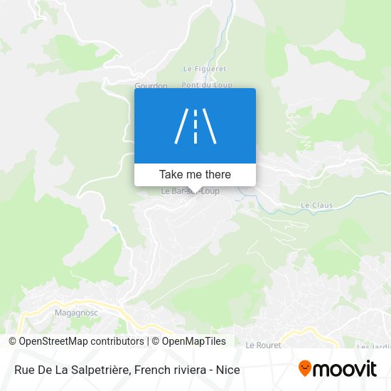 Rue De La Salpetrière map