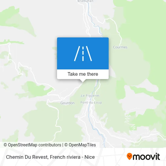 Chemin Du Revest map
