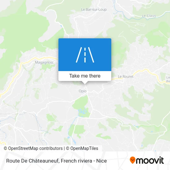 Route De Châteauneuf map