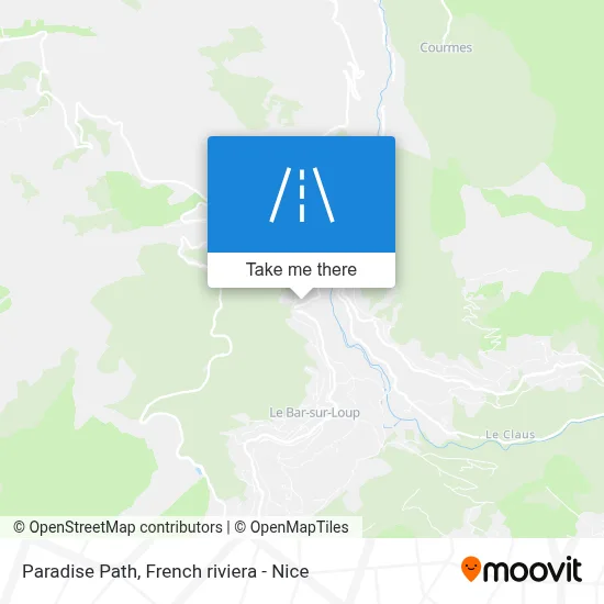 Chemin Du Paradis map