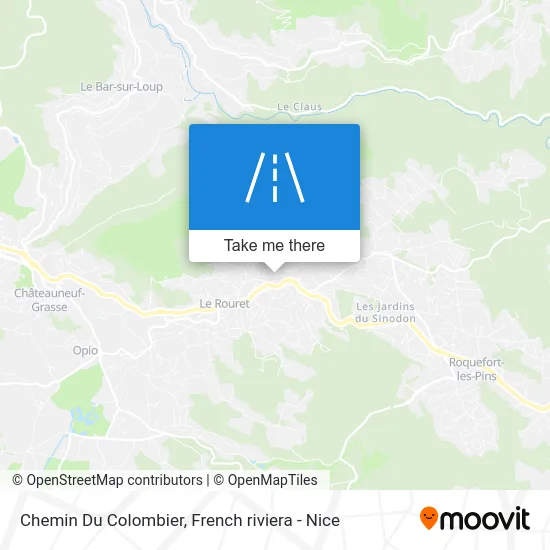 Chemin Du Colombier map