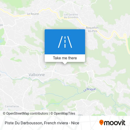 Piste Du Darbousson map