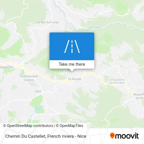 Chemin Du Castellet map