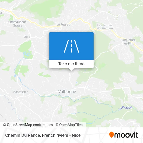 Chemin Du Rance map