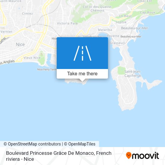 Boulevard Princesse Grâce De Monaco map