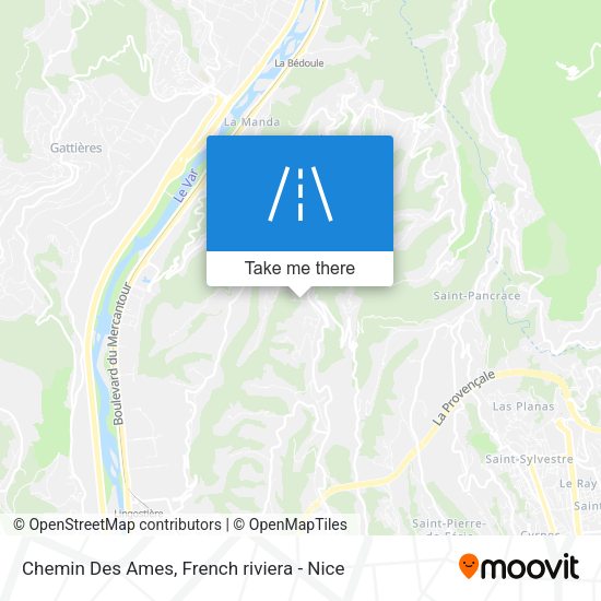 Chemin Des Ames map