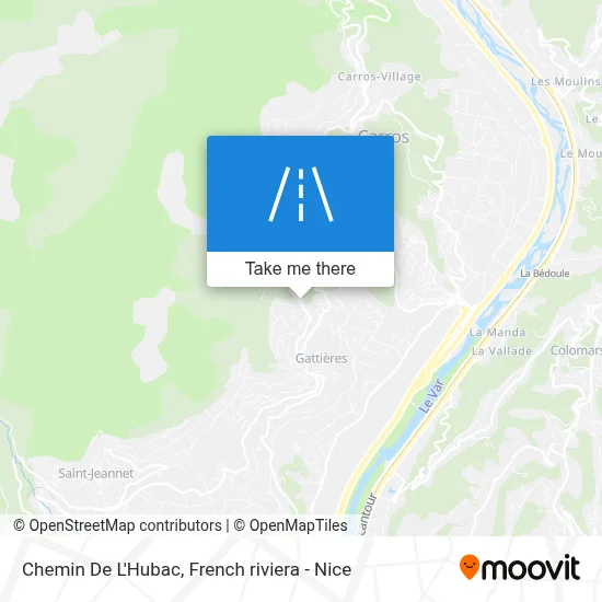 Chemin De L'Hubac map