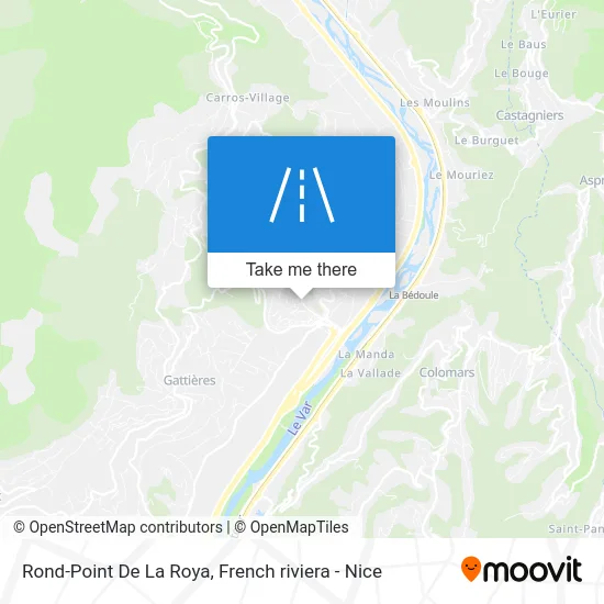 Rond-Point De La Roya map