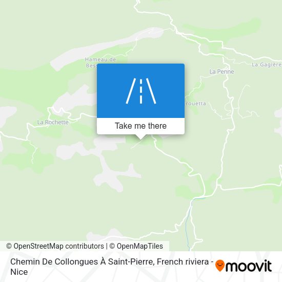 Chemin De Collongues À Saint-Pierre map