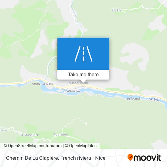 Chemin De La Clapière map