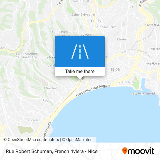 Rue Robert Schuman map