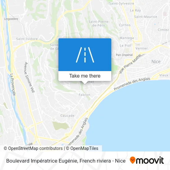 Boulevard Impératrice Eugénie map