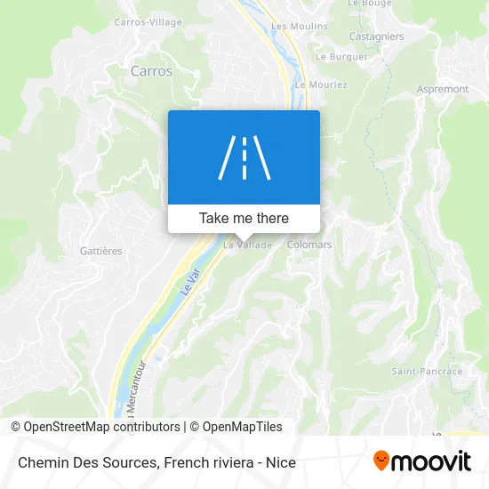 Chemin Des Sources map