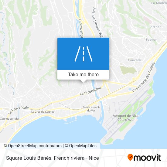 Square Louis Bénès map