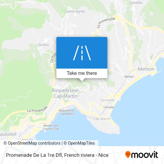 Promenade De La 1re Dfl map