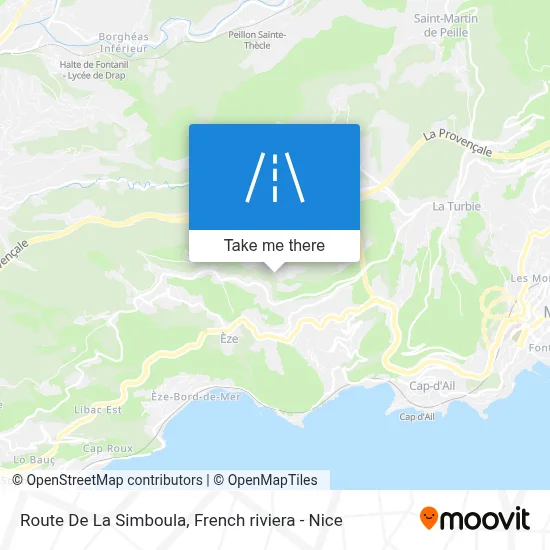 Route De La Simboula map