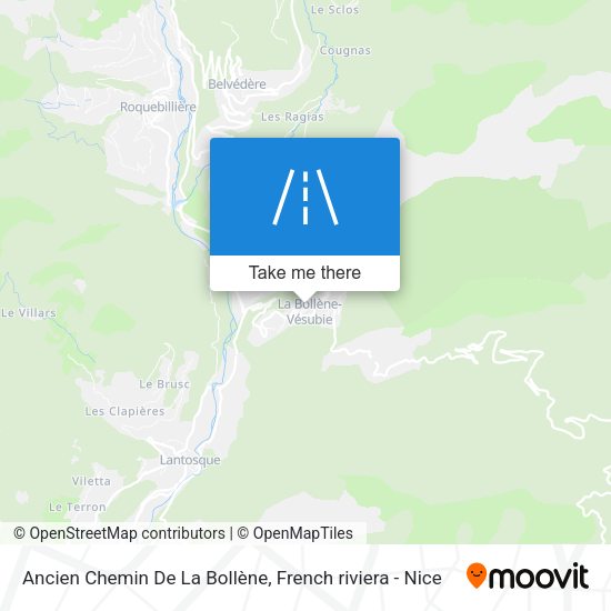 Ancien Chemin De La Bollène map