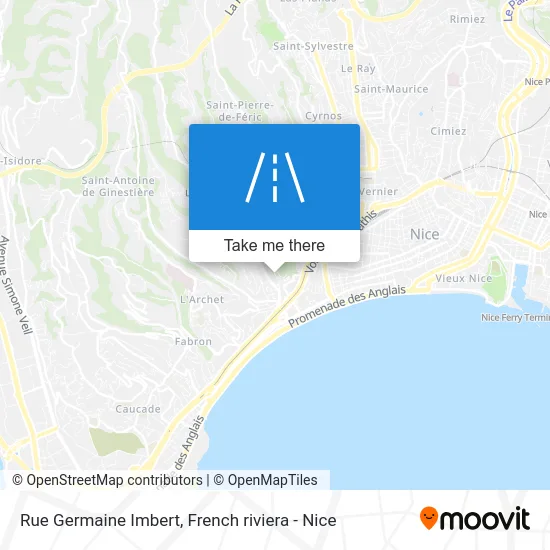Rue Germaine Imbert map