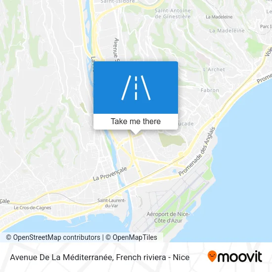 Avenue De La Méditerranée map