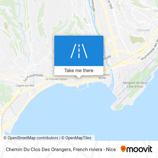 Chemin Du Clos Des Orangers map