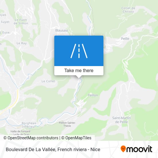 Boulevard De La Vallée map