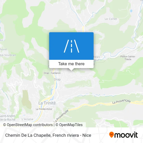 Chemin De La Chapelle map