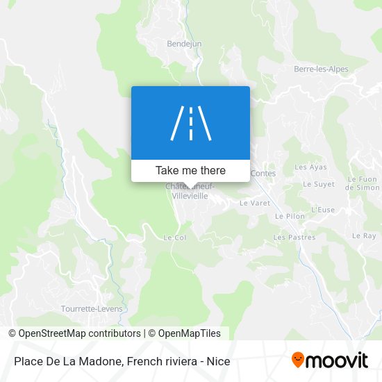 Place De La Madone map