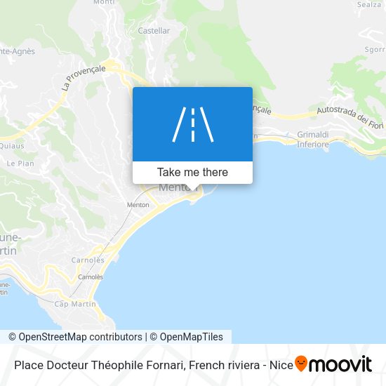 Place Docteur Théophile Fornari map
