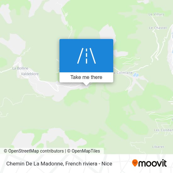 Chemin De La Madonne map