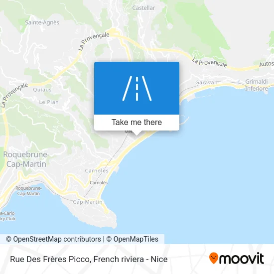 Rue Des Frères Picco map