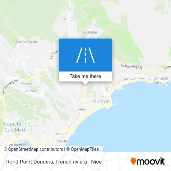 Mapa Rond-Point Dondera