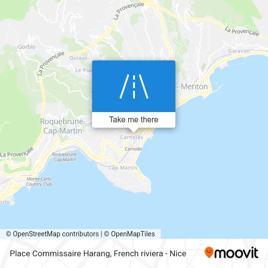 Place Commissaire Harang map