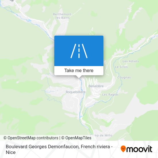 Boulevard Georges Demonfaucon map