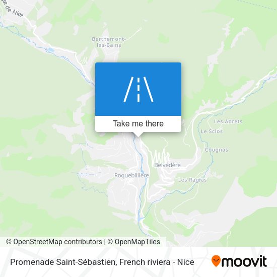 Promenade Saint-Sébastien map